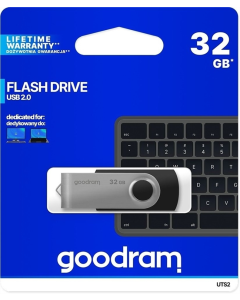 USB Флеш 32Gb Goodram UTS2 Twister Чорна (Black)