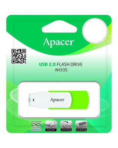 USB Флеш 64Gb Apacer AH335 Зелена (White/Green)