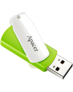 USB Флеш 64Gb Apacer AH335 Зелена (White/Green)