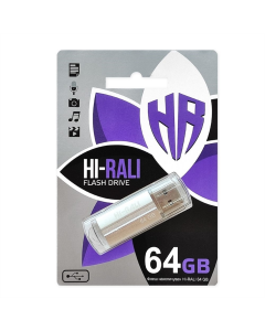 USB Флеш 64Gb Hi-Rali Corsair Срібна (Silver)