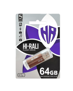 USB Флеш 64Gb Hi-Rali Corsair Коричнева (Bronze)
