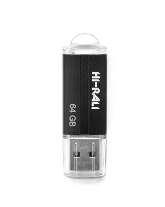 USB флешка 64 Гб Hi-Rali Corsair Черная (Black)