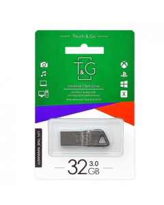 USB Флеш 32Gb T&G 114 Metal Сіра (Grey)