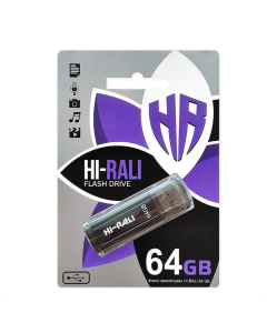 USB Флеш 64Gb Hi-Rali Stark Чорна (Black)