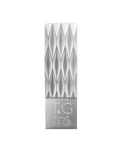 USB Флеш 64Gb T&G 103 Metal Срібна (Silver)