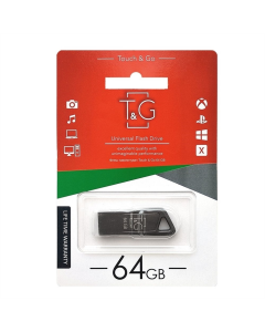 USB Флеш 64Gb T&G 114 Metal Чорна (Black)