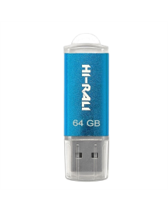 USB Флеш 64Gb Hi-Rali Rocket Синя (Blue)