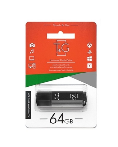 USB Флеш 64Gb T&G 121 Vega Чорна (Black)
