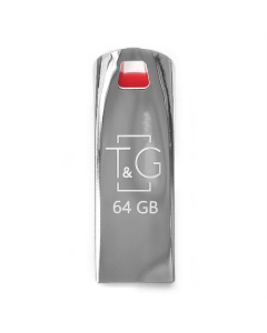 USB Флеш 64Gb T&G 114 Stylish Срібна (Silver)