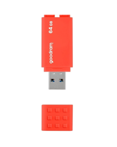 USB флеш-накопитель 64 Гб Goodram UME3 Care (USB 3.2) Оранжевый (Orange)