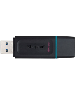 USB Флеш 64Gb Kingston DataTraveler Exodia (USB 3.2) Чорна (Black Teal)