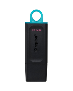 USB Флеш 64Gb Kingston DataTraveler Exodia (USB 3.2) Чорна (Black Teal)