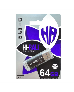 USB Флеш 64Gb Hi-Rali Rocket Чорна (Black)