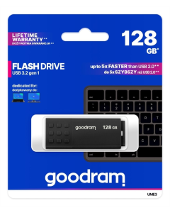 USB Флеш 128Gb Goodram UME3 Care (USB 3.2) Чорна (Black)