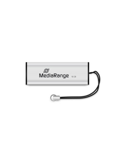 USB Флеш 16Gb MediaRange (USB 3.0) Срібна (Black/Silver)