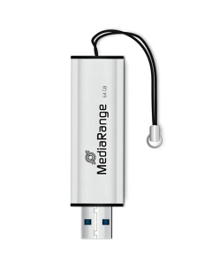 USB флеш-накопитель 64 Гб MediaRange (USB 3.0) Серебристый (черно-серый)