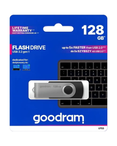 USB Флеш 128Gb Goodram UTS3 (USB 3.2) Twister Чорна (Black)