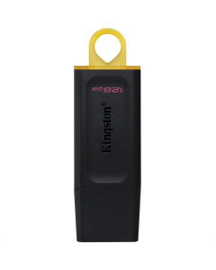 USB флеш-накопитель 128 Гб Kingston DataTraveler Exodia (USB 3.2) Черный (Черно-желтый)