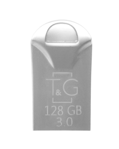 USB Флеш 128Gb T&G 106 Metal (USB 3.0) Срібна (Silver)