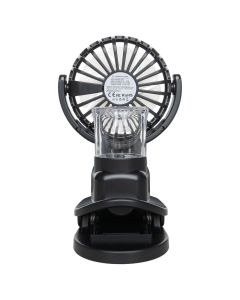 Вентилятор портативний F7 зі зволоженням Чорний (Black)