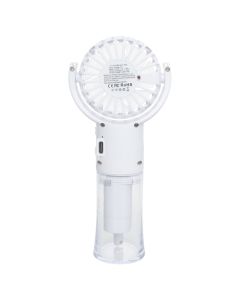 Вентилятор портативний F4 зі зволоженням (ручний) Білий (White)