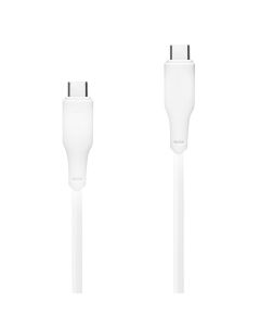 USB кабель Hoco X93 Force 100W Type-C to Type-C 2м Білий (White)