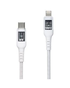 USB кабель Yoki Cyber YK-CY23 Type C to Lightning 30W 1.2м Білий (White)