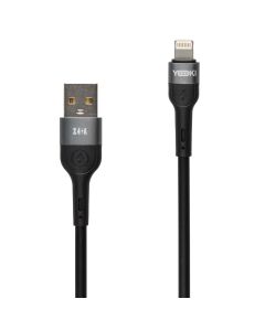 USB кабель Yoki Extra YK-EX11 Lightning 2.4A 2м Чорний (Black)