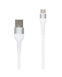 USB кабель Yoki Extra YK-EX11 Type C 3A 1.2м Білий (White)