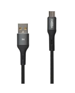 USB-кабель Yoki LED YK-LE17 Micro-USB 3A 1.2м Черный (Black)