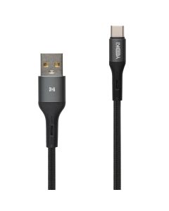 USB-кабель Yoki LED YK-LE17 Type C 3A 1.2м Черный (Black)