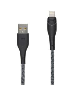 USB кабель Yoki RGB YK-RG24 Lightning 2.4A 1.2м Чорний (Black)