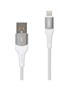 USB-кабель Yoki Solid YK-SO15 Lightning 2.4A 1.2м Белый (White)