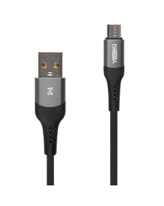 USB кабель Yoki Solid YK-SO15 Micro-USB 3A 2м Чорний (Black)