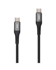 USB-кабель Yoki Solid YK-SO15 Type C к Type C 60W 1.2м Черный (Black)