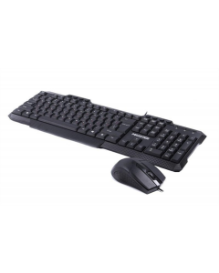 Клавіатура Maxxter KMS-CM-02-UA + миша Чорна (Black)