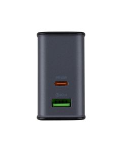 Зарядний пристрій Hoco CS74A (1USB + 1USB-C) 45W Чорний (Black)