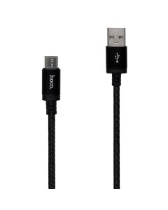 USB кабель Hoco X91 Micro-USB 3м Чорний (Black)