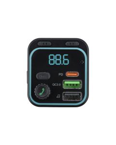 Fm-модулятор Borofone BC53 Highway PD20W+QC3.0 18W Total 38W Bluetooth Чорний (Black)