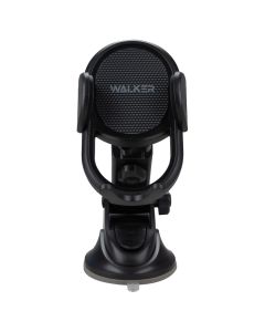 Автотримач Walker CX-013 висувний із затискачем та присоскою Чорний (Black)