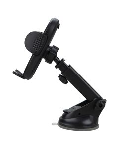 Автотримач Walker CX-013 висувний із затискачем та присоскою Чорний (Black)