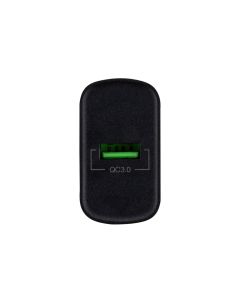 Зарядний пристрій Walker WH-35 (USB) QC3.0/3A/18W Чорний (Black)