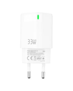 Зарядний пристрій Walker WH-43 (1USB + 1USB-C) 33W Білий (White)