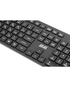 Клавіатура бездротова 2E KS260 WL EN/UKR (2E-KS260W8) Чорна (Black)