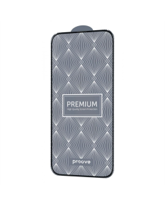Захисне скло для iPhone 14 Pro/15/16 Proove Premium 3D Чорне (Black)