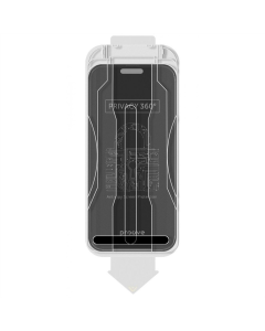 Захисне скло iPhone 15 Pro Proove Privacy 360 Installation Box Чорне (Black)