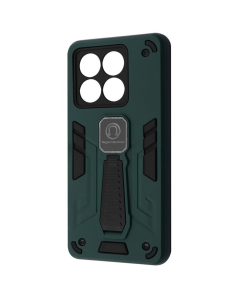 Чохол накладка для Xiaomi Poco X6 Pro 5G Armor Magnetic Зелена (Dark Green)