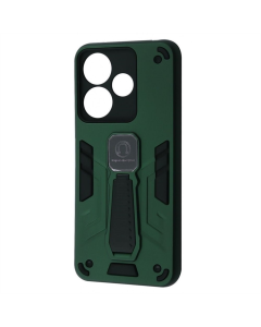 Чохол накладка для Xiaomi Redmi 13 / Poco M6 / Note 13R Armor Magnetic Зелена (Dark Green)