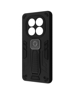 Чехол-накладка для Xiaomi Redmi Note 14 Pro 5G / Poco X7 Armor Magnetic Черный (Black)