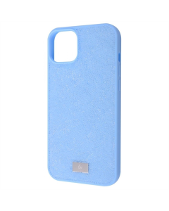 Чохол накладка для iPhone 14 Plus/15 Plus Bling World Rock Diamond (TPU) Синя (Sierra Blue)